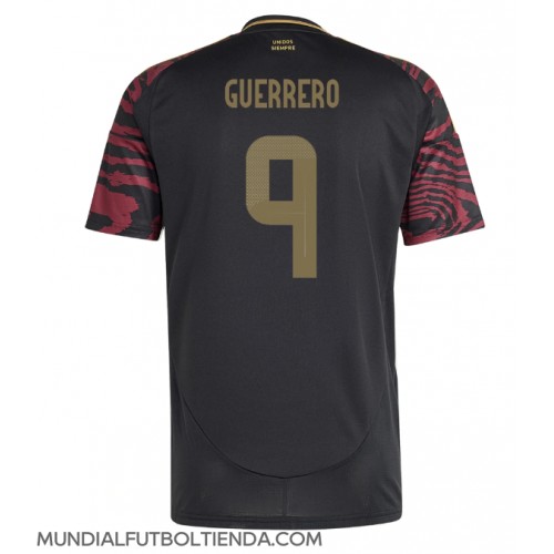 Camiseta Perú Paolo Guerrero #9 Segunda Equipación Replica Copa America 2024 mangas cortas